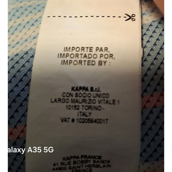 Cerveza Modelo Kappa Football Jersey Mens Size L Multicolor Polyester/Elastane - Picture 6 of 7